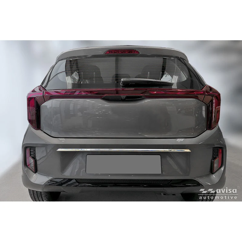 Avisa, Baklucktrim, rostfritt stål, passar till Kia Picanto III (JA) Facelift (2024-)