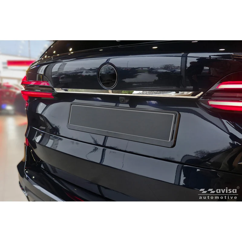 Avisa, Krom finish bakluckans kantskydd, rostfritt stål, passar till BMW X5 IV (G05) M-Sport (2018-2023) & Facelift (2023-)