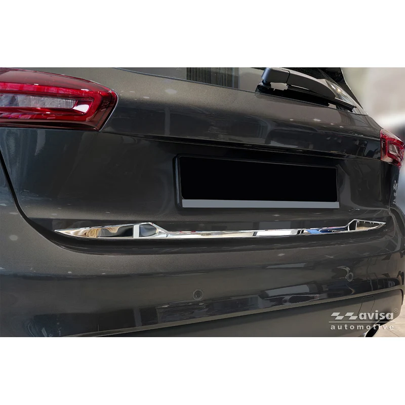 Avisa, Kromlist till baklucka, rostfritt stål, passar till Ford Focus IV HB (2018-2021) & Facelift (2021-)