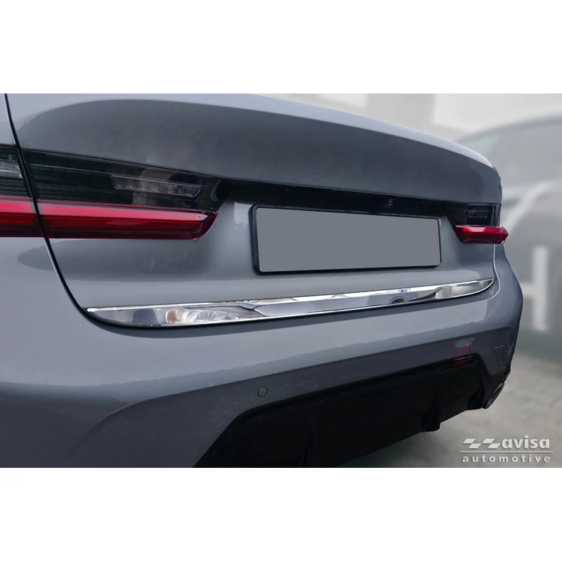 Avisa, Kromad baklucklist, rostfritt stål, passar till BMW 3-Serie (G20) M-Sport Facelift (2018-2022), Facelift (2022-2024) & Facelift (2024-)