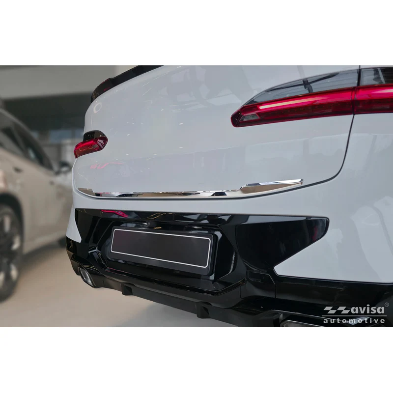 Avisa, Kromad baklucklist, rostfritt stål, passar till BMW X4 II (G02) M-Sport Facelift (2021-)