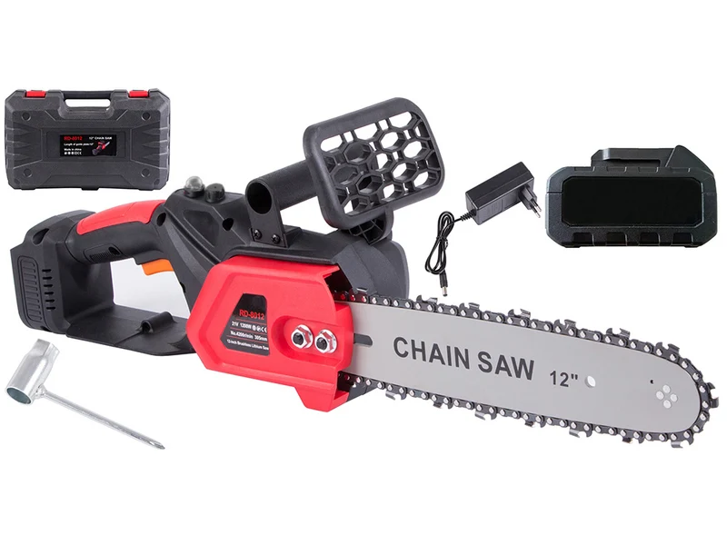 Batteridriven motorsåg 1200W - 30 cm Klipplängd
