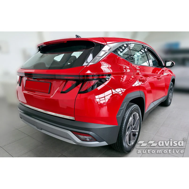 Avisa, Kromlist till baklucka, Rostfritt stål, passar till Hyundai Tucson IV (2020-2024) & Facelift (2024-)