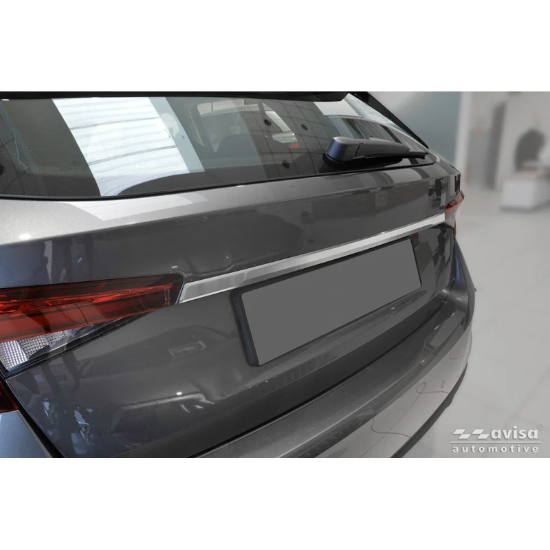 Avisa, Bakluckbeklädnad, borstat rostfritt stål, passar till Skoda Fabia IV (PJ3) (2021-)
