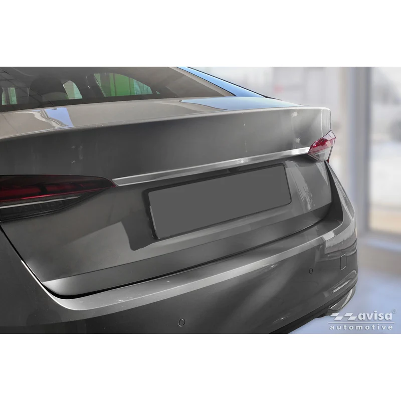 Avisa, Bakluckelist, borstat rostfritt stål, passar till Skoda Octavia IV Liftback (NX3) (2019-2024) & Facelift (2024-)