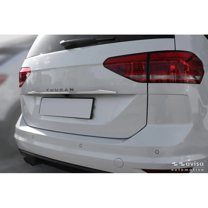 Avisa, Baklucksskydd, borstat rostfritt stål, passar till Volkswagen Touran (5T1) R-Line (2015-)
