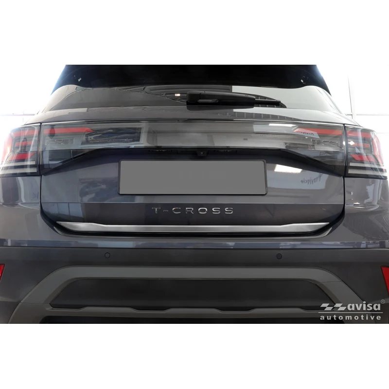 Avisa, Bakluckelist, Borstat rostfritt stål, passar till Volkswagen T-Cross (2019-2024) & Facelift (2024-)