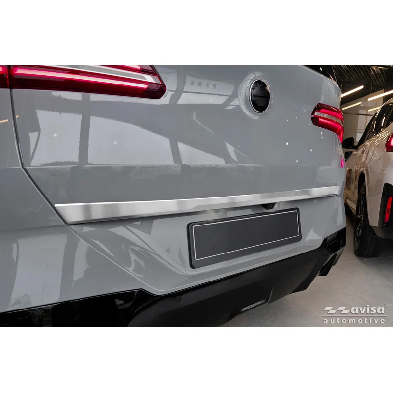 Avisa, Bakluckelist, borstat rostfritt stål, passar till BMW X3 (G45) (2024-) exkl. M-Sport