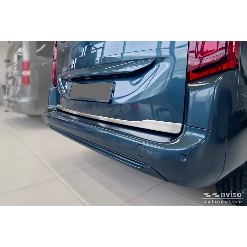 Avisa, Bakluckeskydd, Borstat rostfritt stål, passar till Toyota Proace City Verso (2019-2024) & Facelift (2024-)