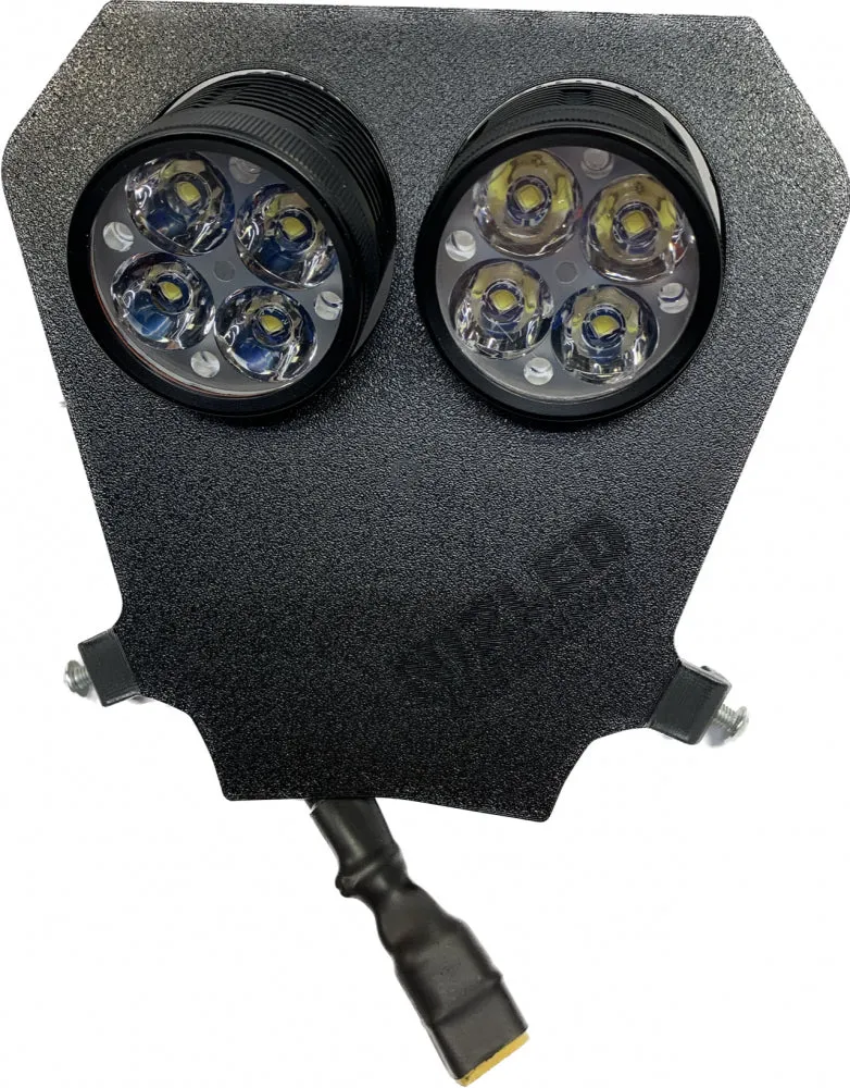 Lampfäste kallvit KTM 2017-2019, 72w med 2st NIZLED R40DRL