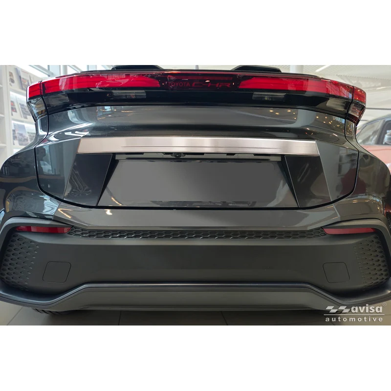 Avisa, Bakluckelist, Borstat rostfritt stål, passar till Toyota C-HR II (X20) (2023-)