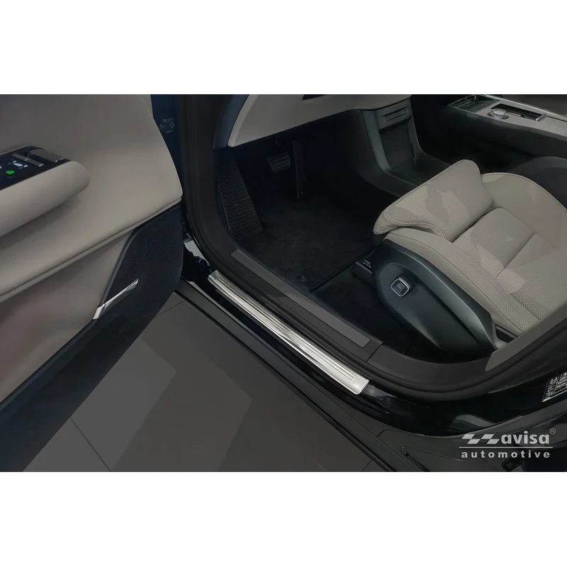 Avisa, Dörrtröskel, Rostfritt stål, 'Lines', 4 st, passar till Volvo EX90 (2024-)