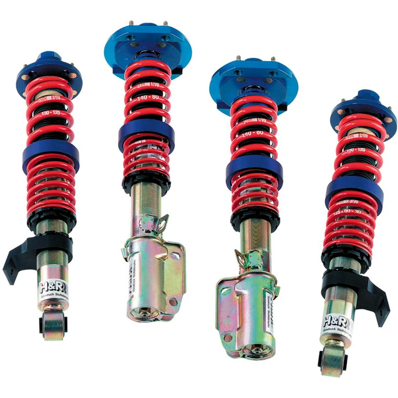H&R, gängad fjädring Monotube Coil Over Kit, passar till Volkswagen Golf II/III/Jetta II/Vento 2WD (1983-) FA70-100/RA60-90mm