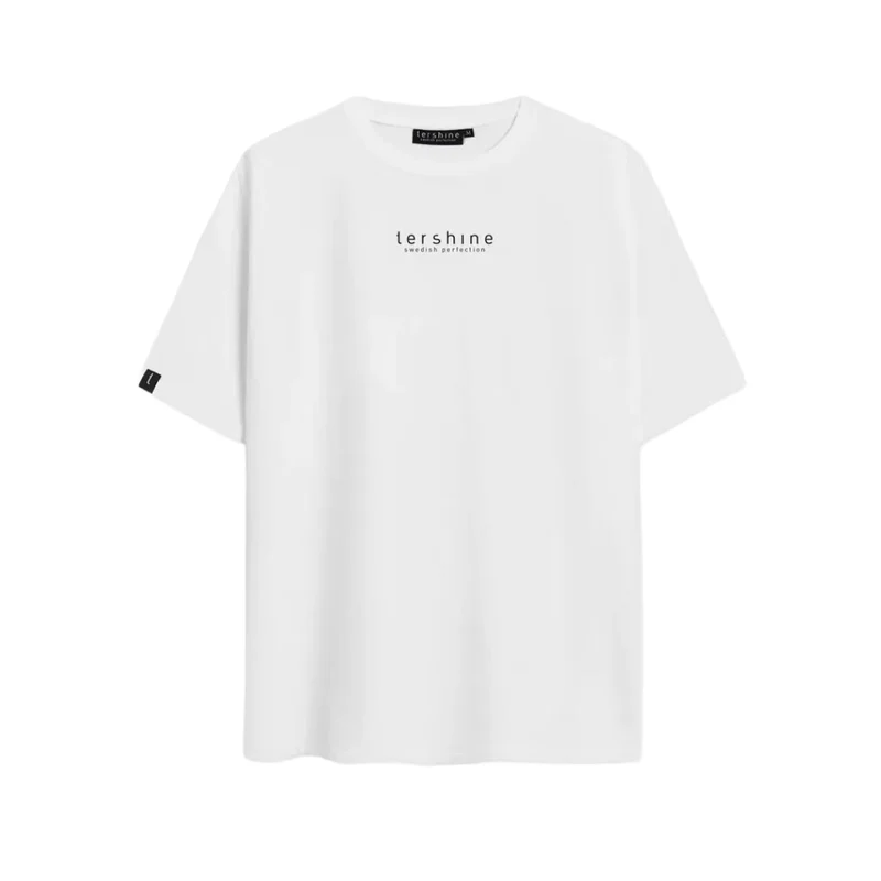 Tershine Oversized T-shirt, vit large