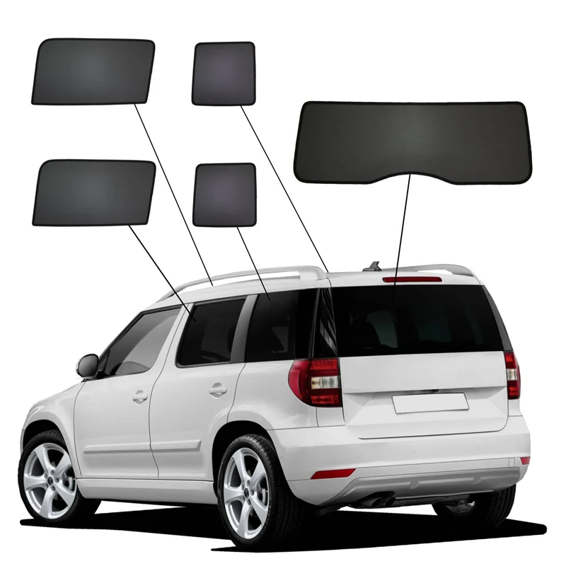 SunClip, solgardin, passar till Skoda Yeti (5L) 2009-2017
