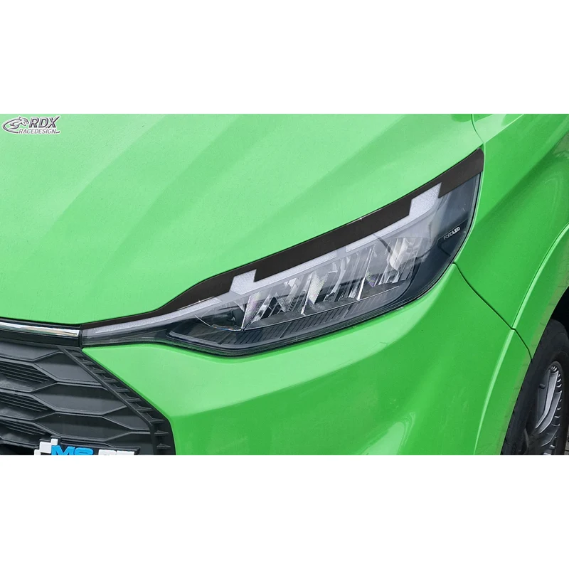 RDX, ögonkåpor, ABS Högblank Svart, passar till Ford Transit Custom & Tourneo Custom (V710) (2023-)