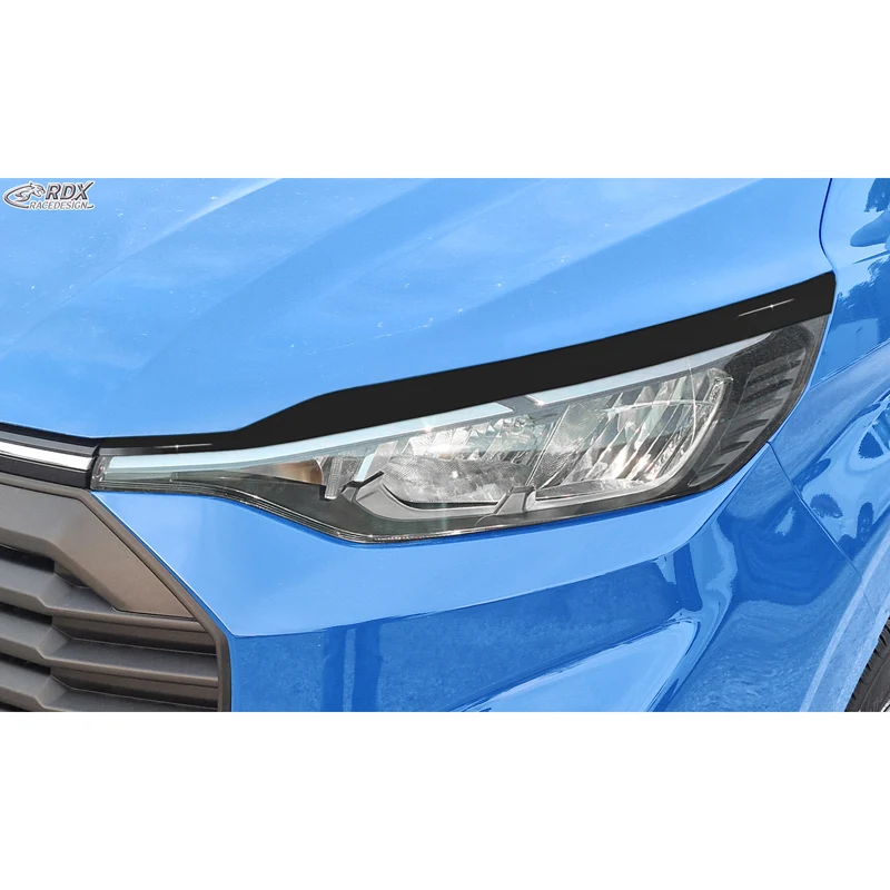 RDX, ögonkåpa, ABS Blank Svart, passar till Ford Transit Custom & Tourneo Custom (V710) (2023-)