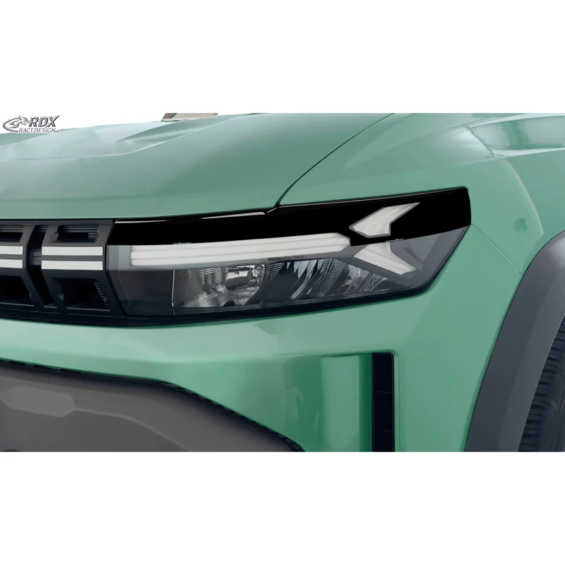 RDX, ögonkåpa, ABS Gloss Black, passar till Dacia Duster III & Dacia Bigster (2024-)