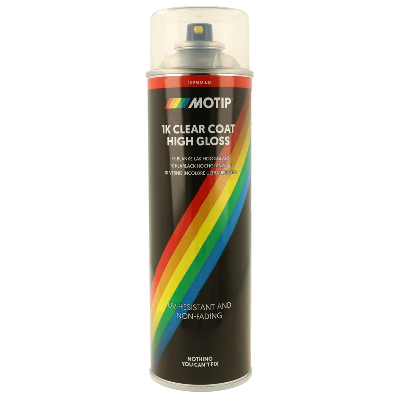 Motip, 1K klarlack, högblank, 500ml