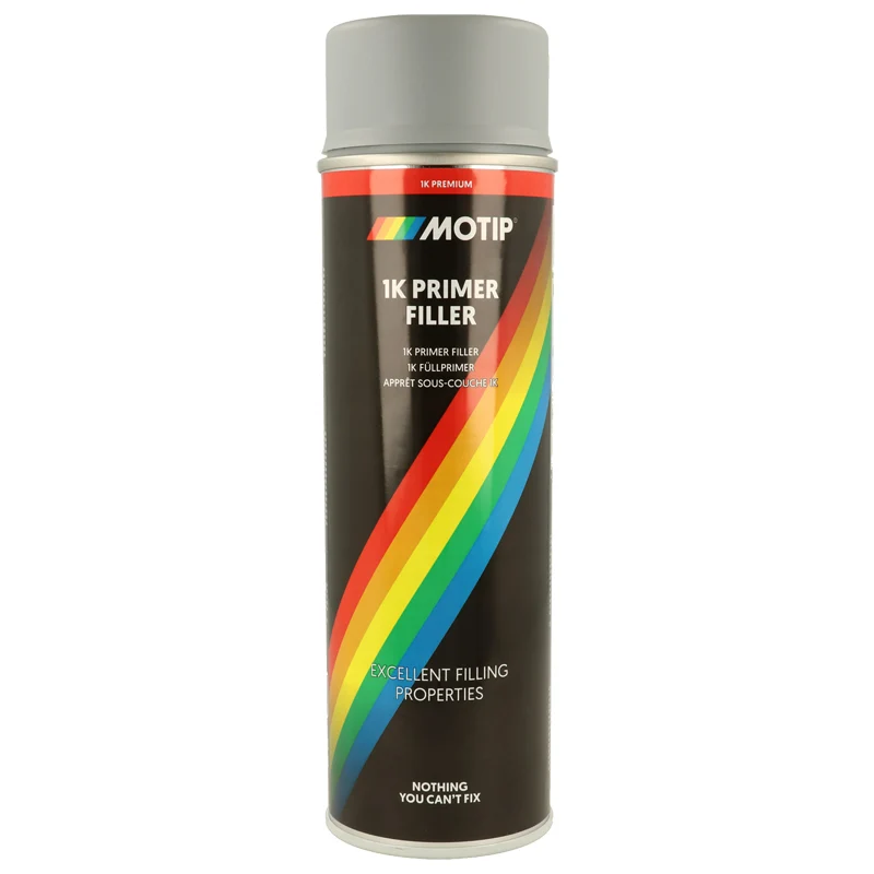 Motip, 1K primerfiller, grå, 500ml