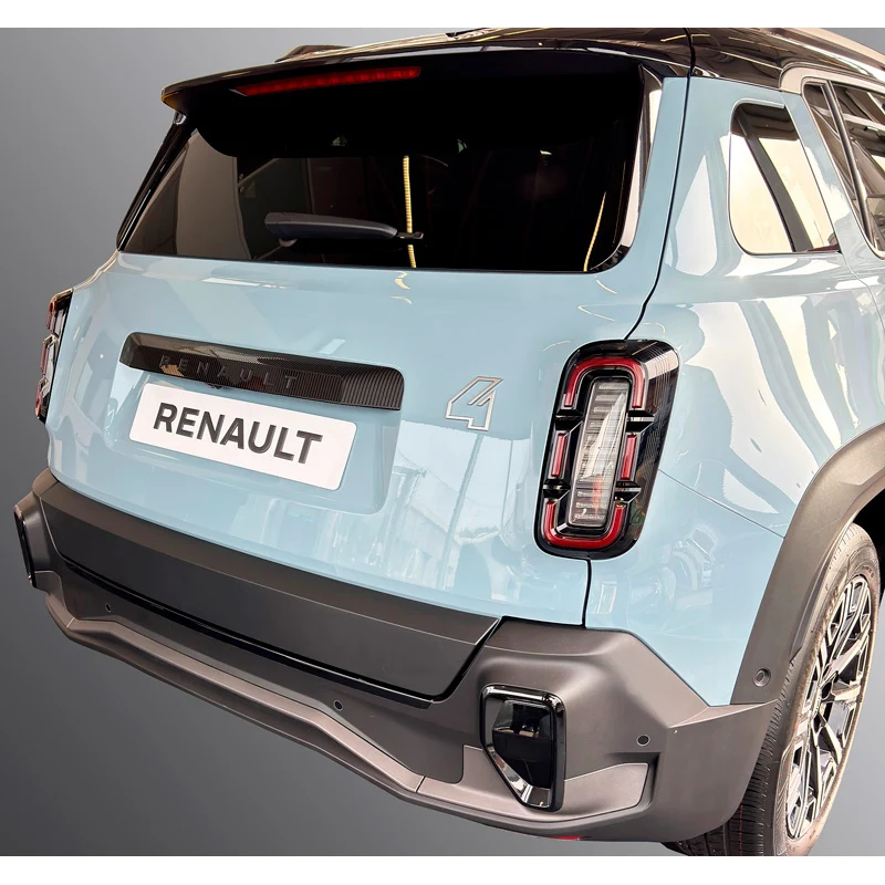 RGM, Bakre stötfångarskydd, ABS, blank svart, passar till Renault 4 E-Tech (2025-)