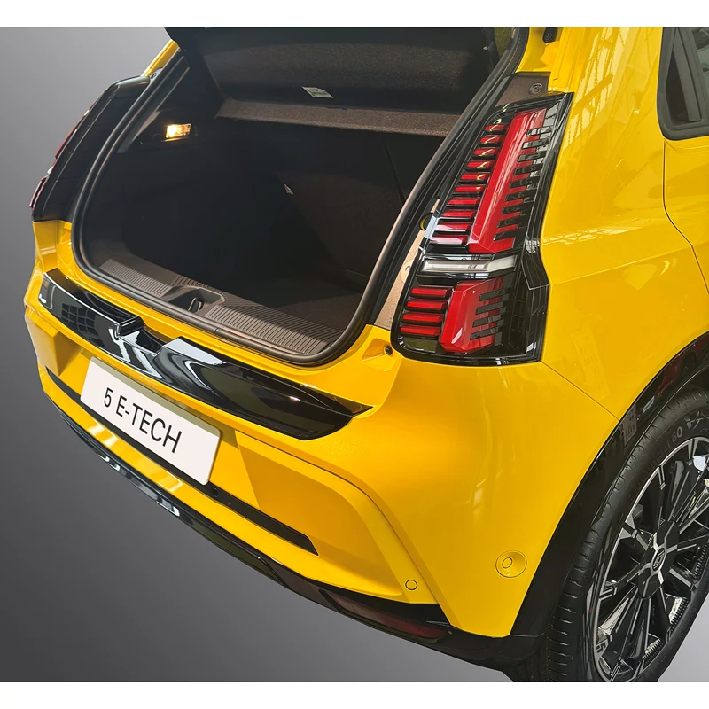 RGM, Bakre stötfångarskydd, ABS, blank svart, passar till Renault 5 E-Tech (2024-)