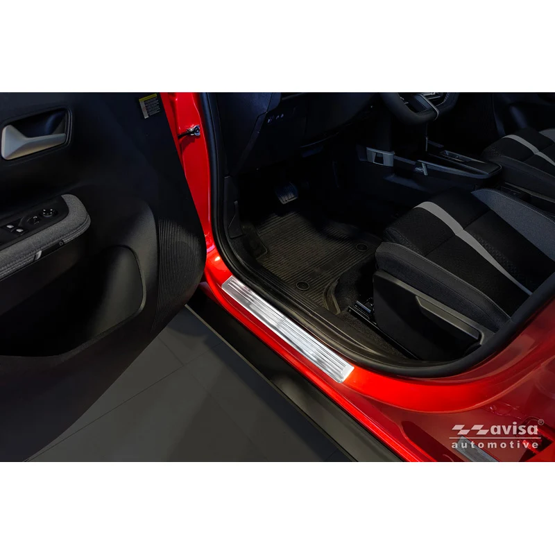 Avisa, Instegsskydd, rostfritt stål, passar till Opel Frontera (EV) (2024-), 'Lines', 4 st.