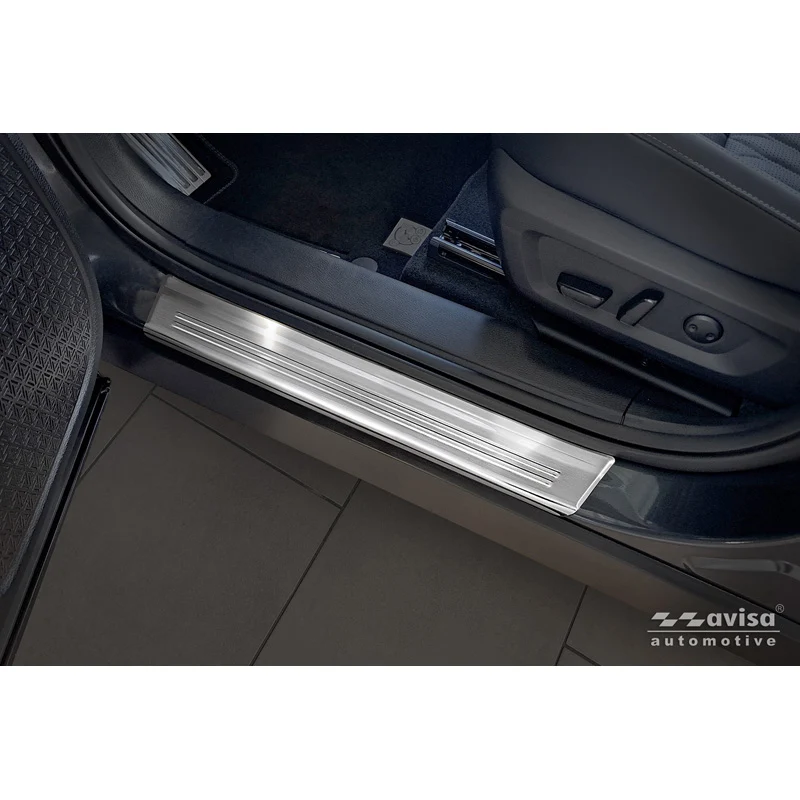 Avisa, Instegsskydd, rostfritt stål 'Lines', 4 st., passar till Mitsubishi Outlander IV (2025-)