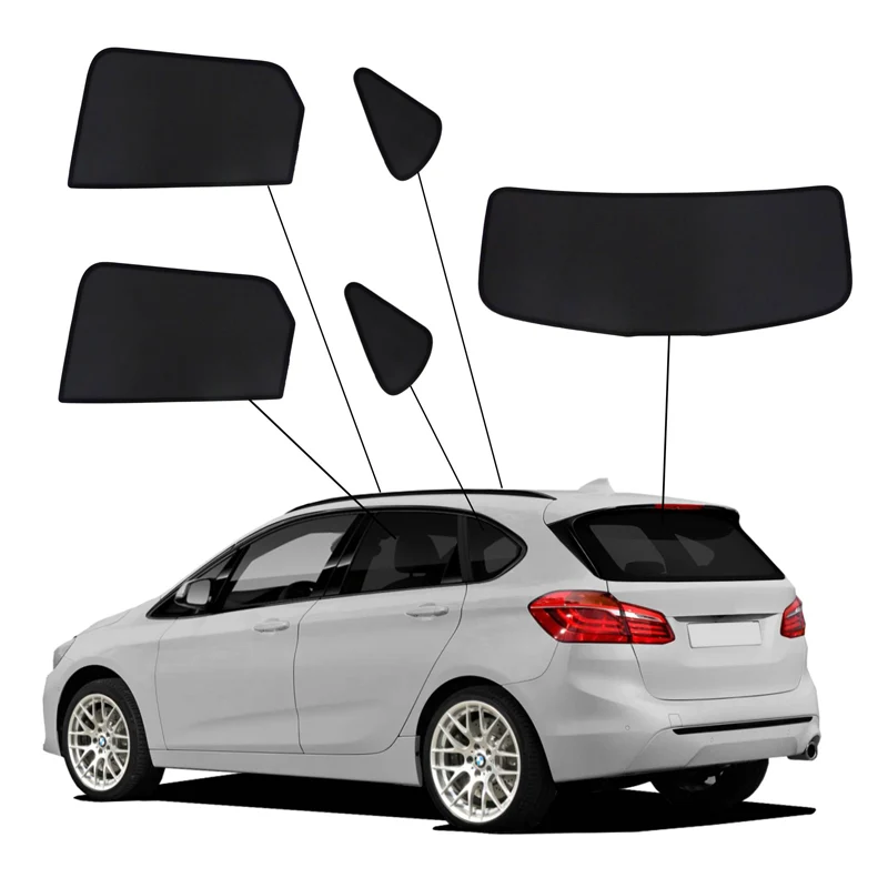 SunClip, Solgardin, insynsskydd & solskydd, passar till BMW 2-Series F45 Active Tourer (2014-2021)
