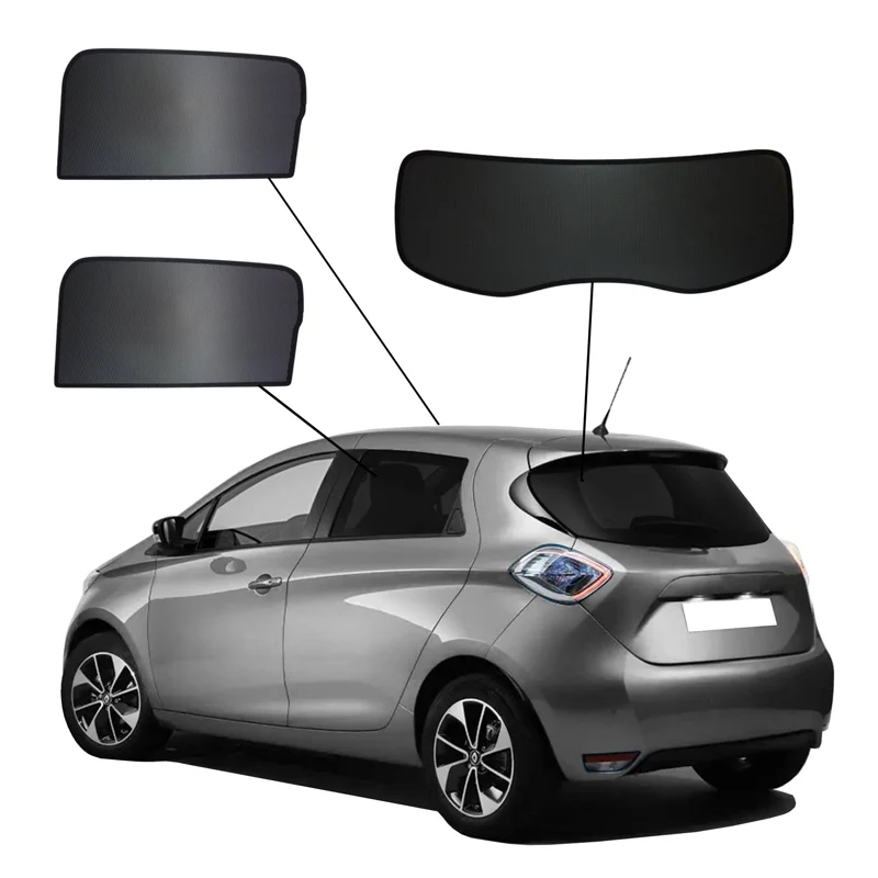 SunClip, Solgardin och insynsskydd, passar till Renault Zoe (BFM) (2013-2024)
