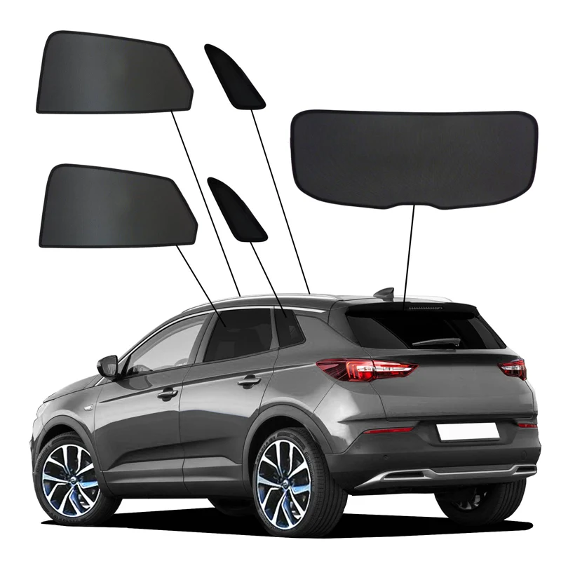 SunClip, Solgardin & insynsskydd, passar till Opel Grandland X (2017-2024)