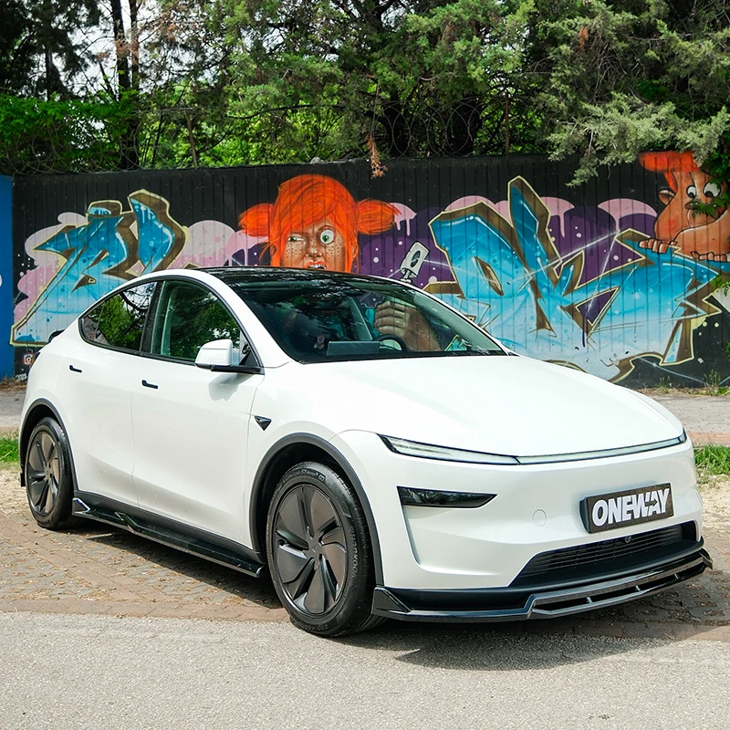 OneWay, komplett bodykit, blank svart, passar till Tesla Model Y 'Juniper' FL (2025-)
