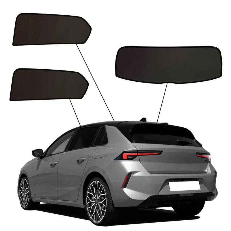 SunClip, solgardin, integritet & solskydd, passar till Opel Astra L HB 5-dörrars (2021-)