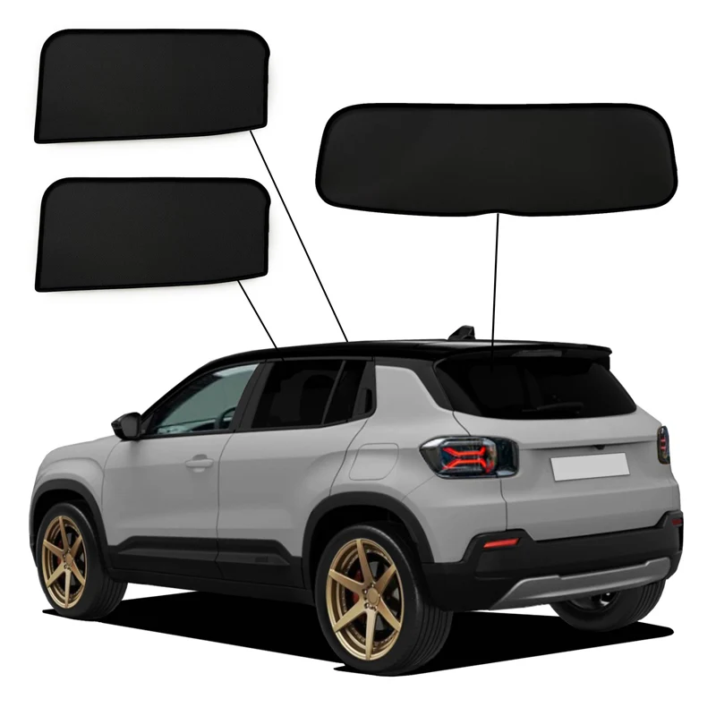 SunClip, Solgardin & Fönsterskydd, passar till Jeep Avenger (J2) (2023-)