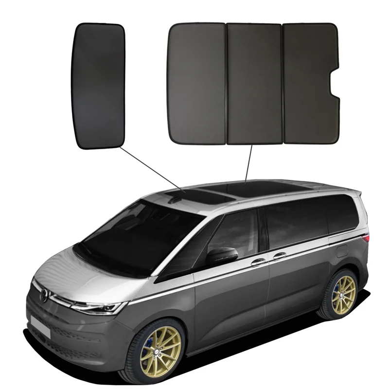 SunClip, Solgardin till panoramatak, passar till Volkswagen Multivan T7 (2021-)