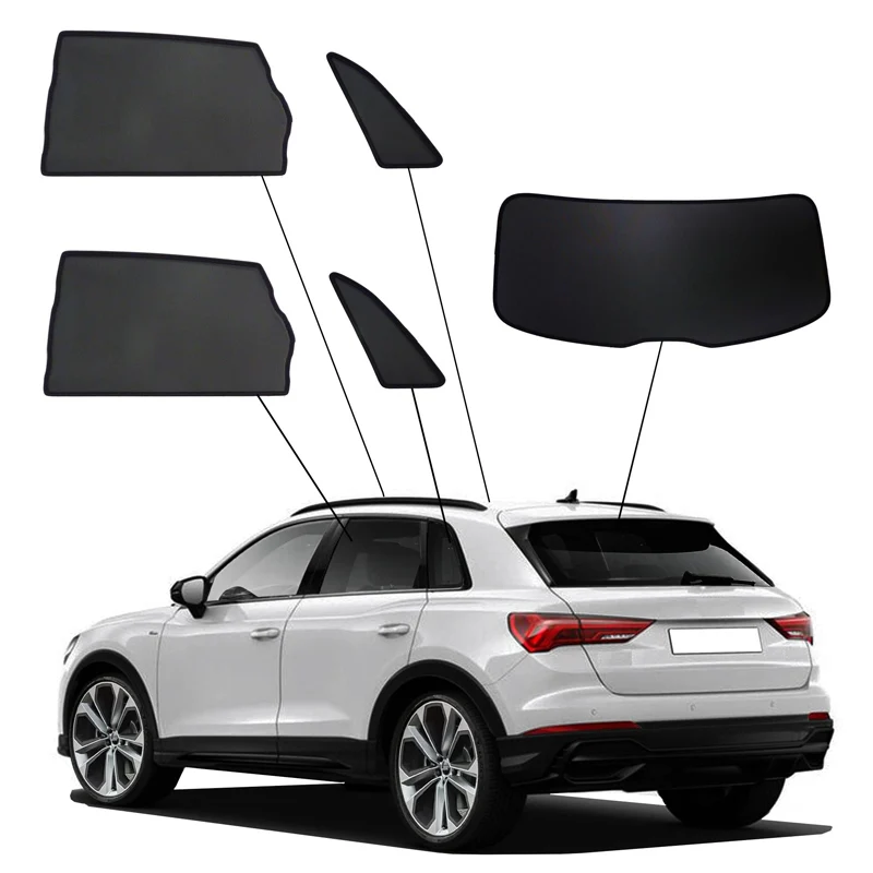 SunClip, Solgardin & Solskydd, passar till Audi Q3 (F3B) (2019-2025, exkl. Sportback)