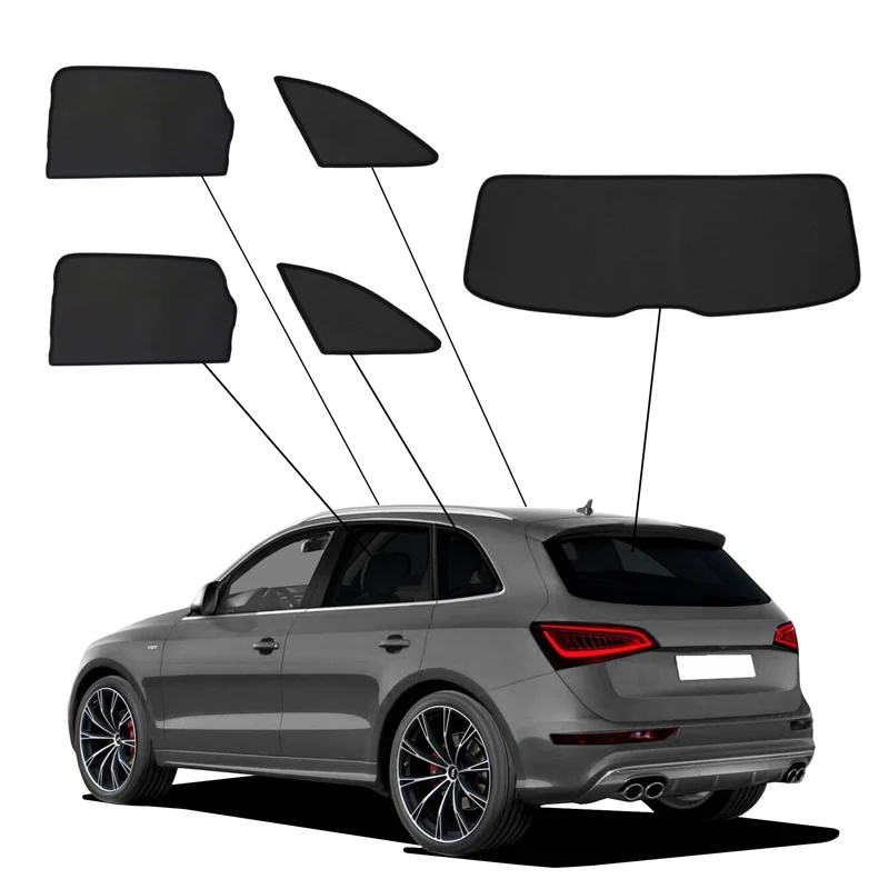 SunClip, Solgardin och Insynsskydd, passar till Audi Q5 (8R) (2008-2016)