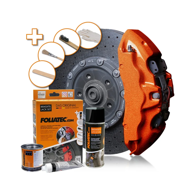 Foliatec, Bromsoksfärg, Cosmic Orange Metallic, 3-komponent