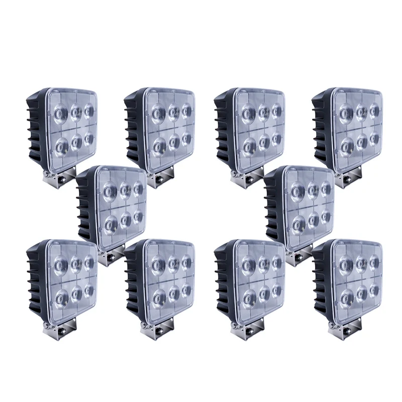10-pack NIZLED W36RF, back-/arbetsljus, 36W, arbetsljuspaket