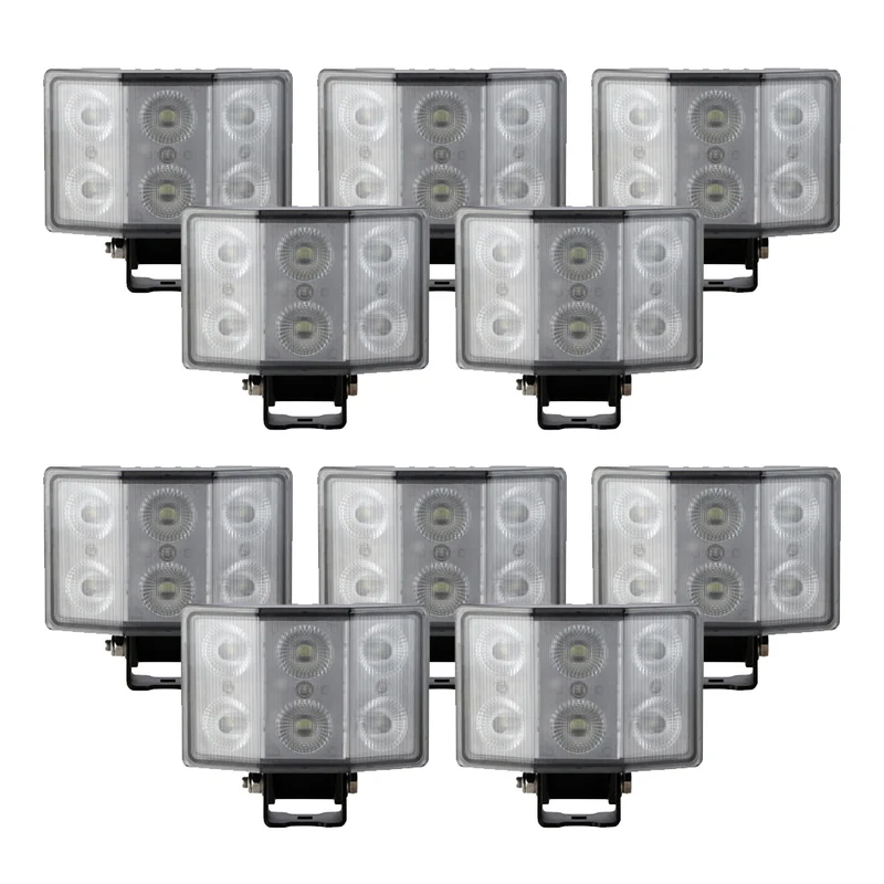 10-pack NIZLED W60RFA, back-/arbetsljus, 60W, arbetsljuspaket