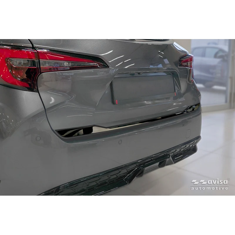 Avisa, Bagagerumslist, svart krom rostfritt stål, passar till Toyota Corolla Touring Sports (E21) (2019-)