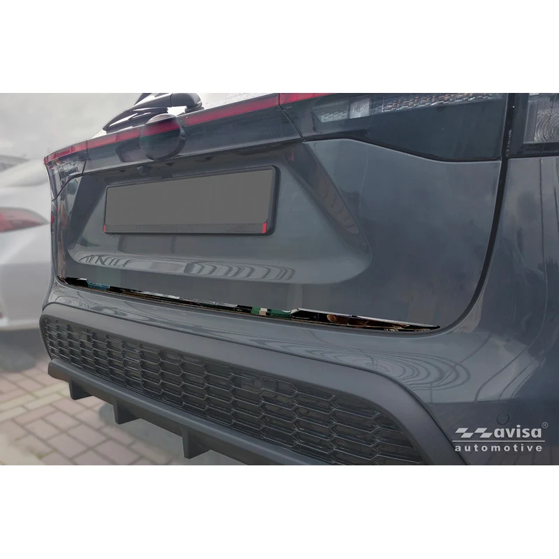 Avisa, Baklucklist, svart krom rostfritt stål, passar till Toyota Yaris Cross (MXP) (2020-)