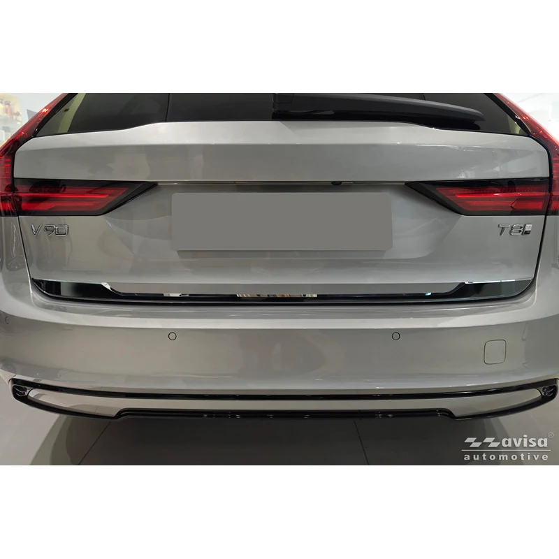 Avisa, Baklucklist, svart krom rostfritt stål, passar till Volvo V90 II (2016-)