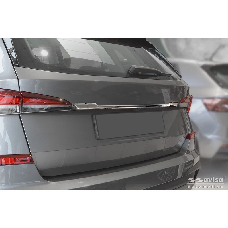 Avisa, Krom rostfritt stål baklucksskydd, passar till Skoda Kamiq (NW4) (2019-2024) & Facelift (2024-)