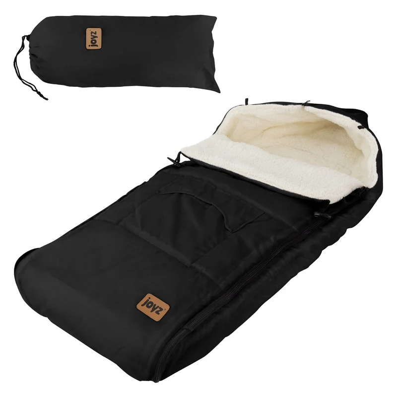 Joyz | Babyfußsack 94x48x10 cm Universal Fußsack für Babyschale, Sitzauflage aus Fleece, Wetterfest Winterfußsack