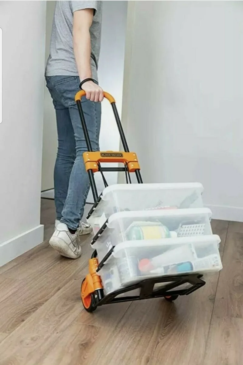 Ultrakompakt hopfällbar väskavagn - Black & Decker