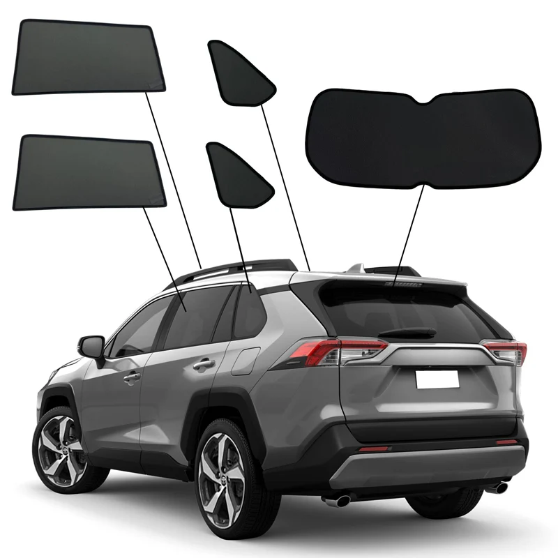 SunClip, solgardin och insynsskydd, passar till Toyota RAV4 V (2018-2025)