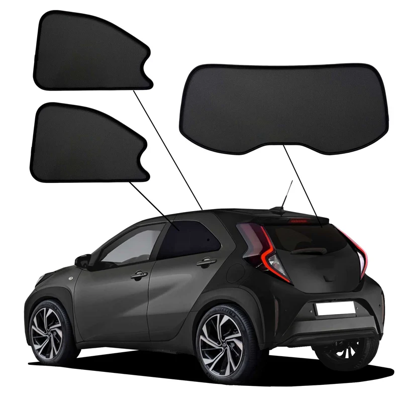 SunClip, solgardin & solskydd, passar till Toyota Aygo X (2022-)