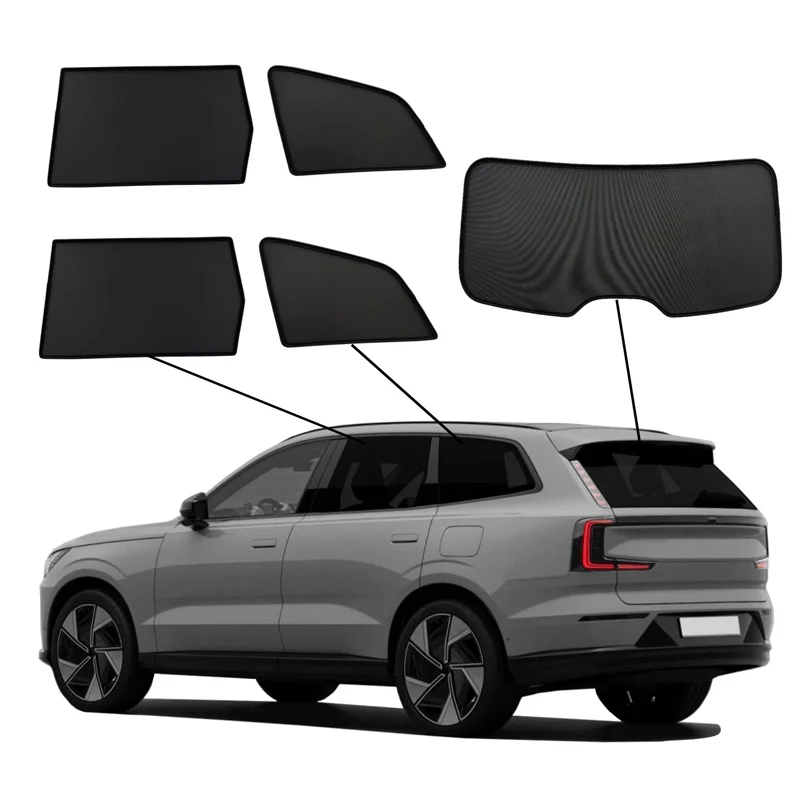 SunClip, Solgardin och Solskärm, passar till Volvo EX90 (356) (2022-)