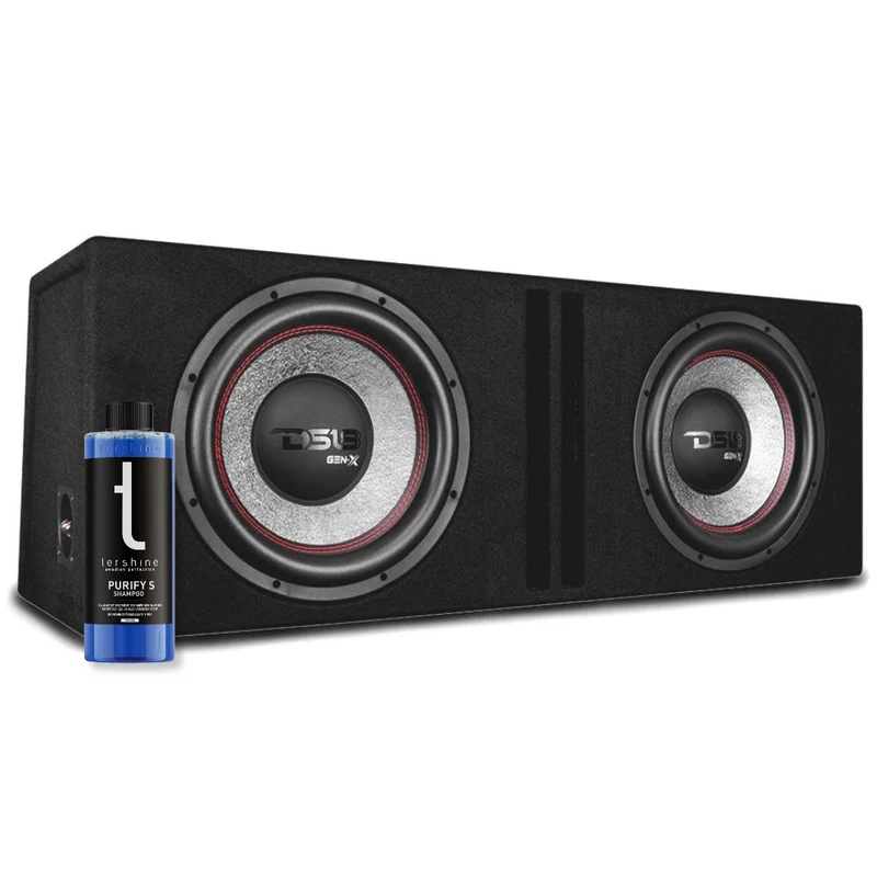 DS18 GEN-X212LD, portad 2x12 tums baslåda med Tershine Purify S